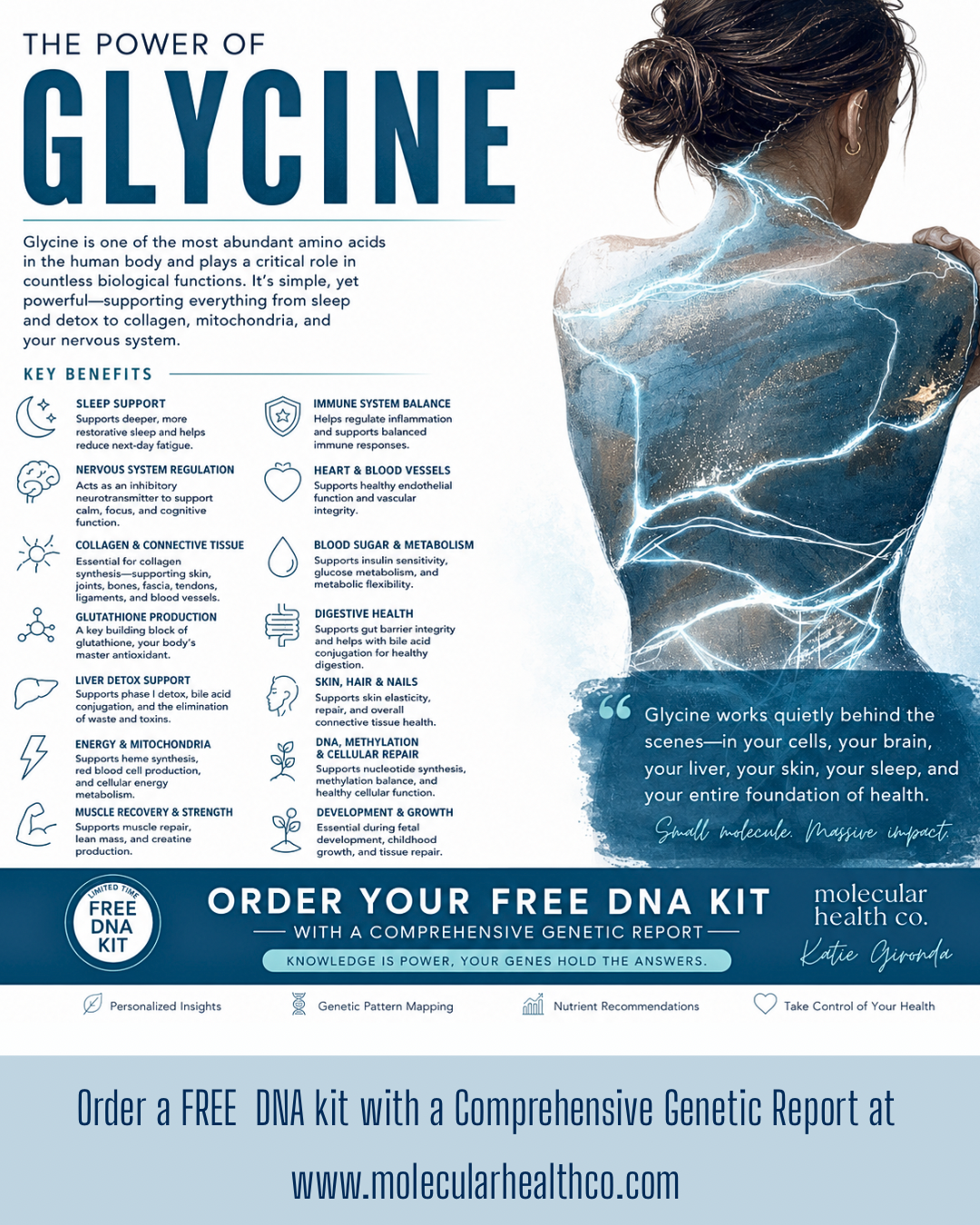 Glycine: The Overlooked Amino Acid Behind Collagen, Sleep, and Cellular Repair