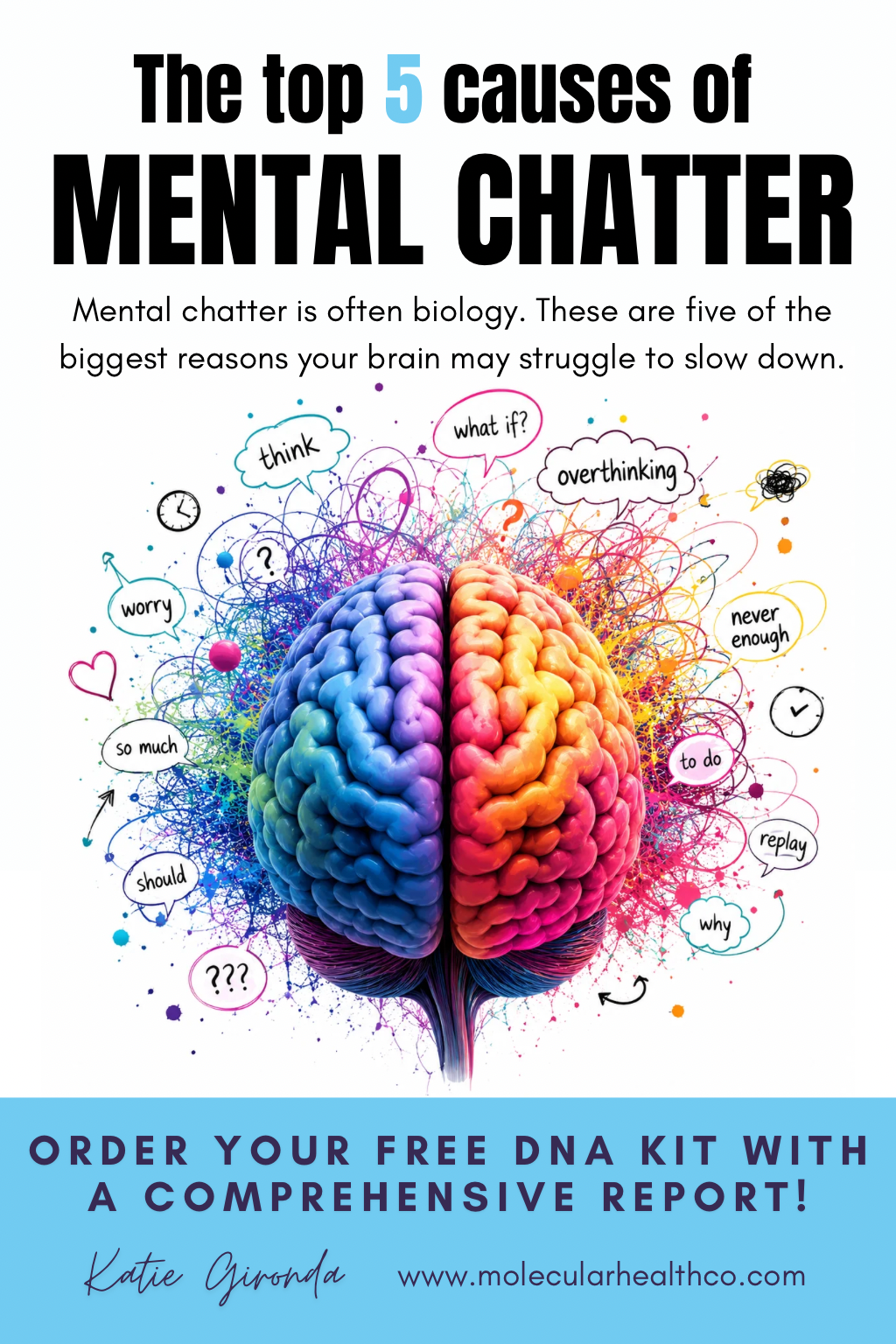 Mental Chatter: The Biology Behind Racing Thoughts, Overthinking, and a Brain That Will Not Shut Off