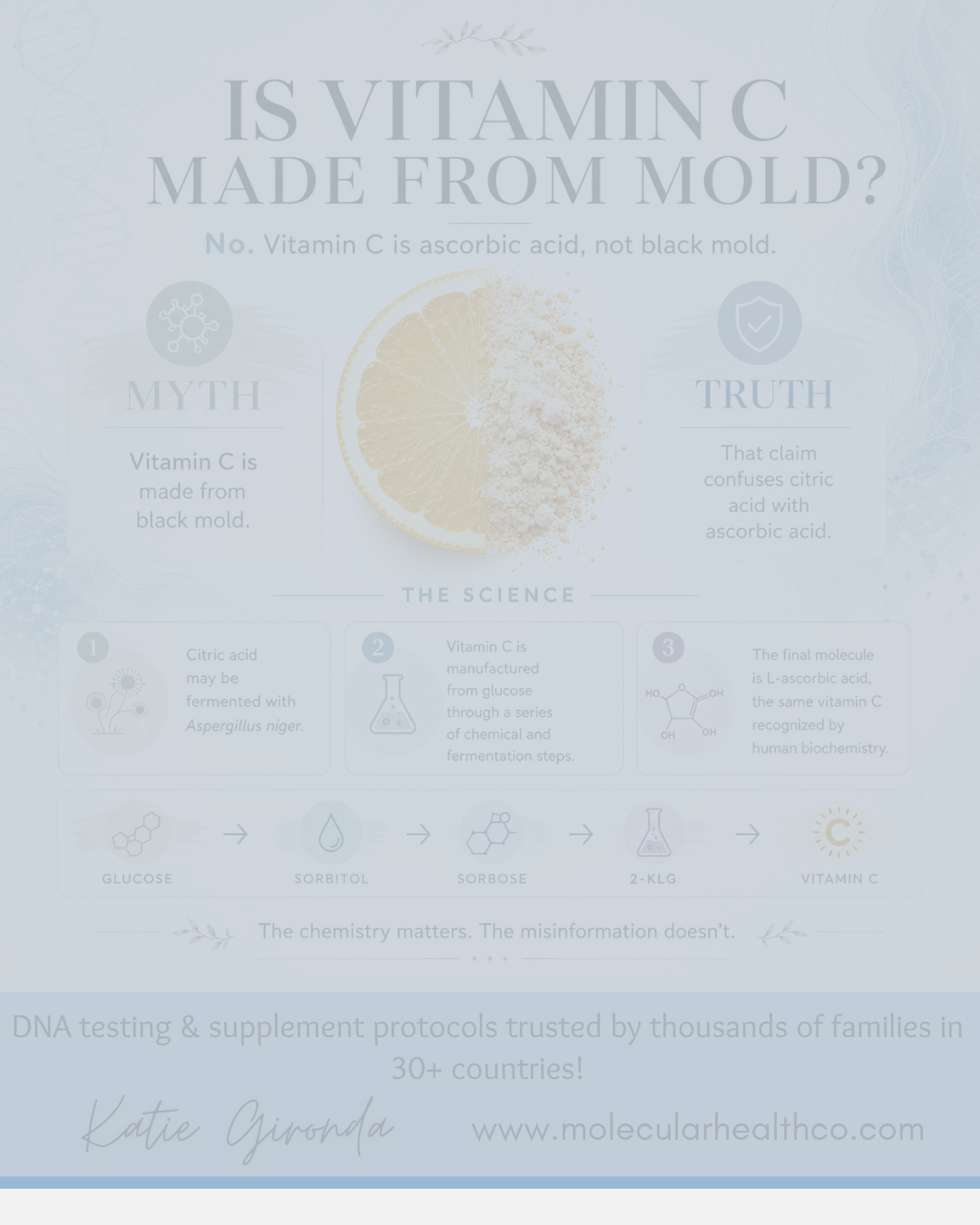 Is Vitamin C Made From Mold? The Science Behind Ascorbic Acid, Aspergillus niger and the Myth That Won’t Die