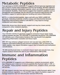 Genetic Peptide Compatibility Report