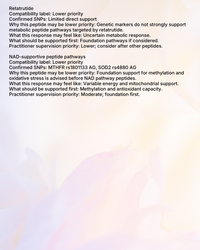 Genetic Peptide Compatibility Report