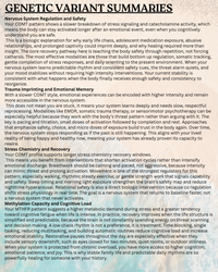 Genetic Mental Health Analysis & Nervous System Protocol - With DNA Kit