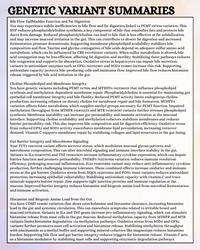 Digestive and Gut Function Genetic Report
