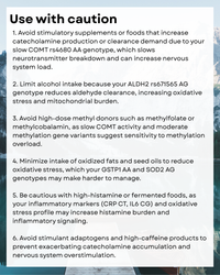 Mental Health & Nervous System Genetic Report