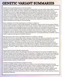 Digestive and Gut Function Genetic Report