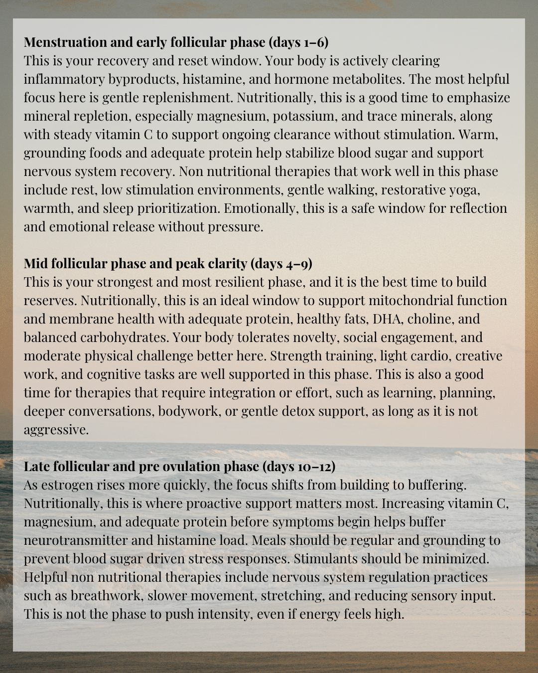 Menstrual Cycle Genetic Report