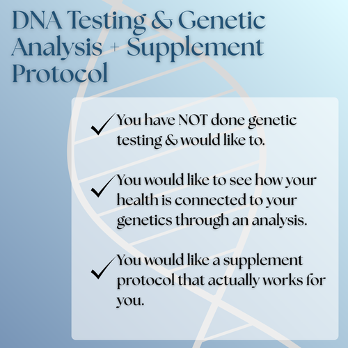 DNA Testing & Genetic Analysis + Supplement Protocol